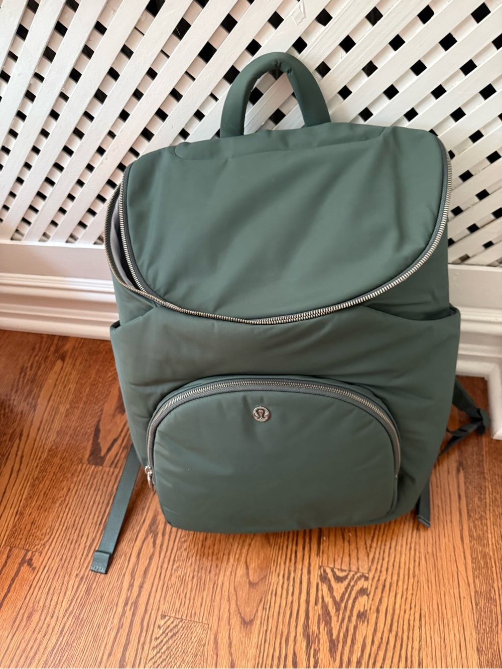 lululemon Olive Green Everyday or Diaper Bag Backpack